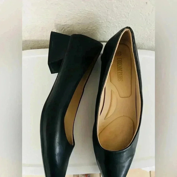 DREAM PAIRS Women's Chunky Heels Closed Toe Low Block Work Shoes Pointed Toe - Picture 9 of 14